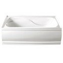 Kingston Brass VTDE603221 Aqua Eden 60" Contemporary Alcove Acrylic Bathtub