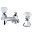 Kingston Brass KS446 Celebrity Widespread Lavatory Faucet w/ Crystal Handles