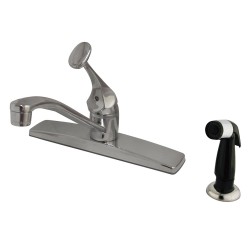 Kingston Brass GKB057 Water Saving Columbia Single Lever Handle Centerset Kitchen Faucet