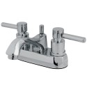 Kingston Brass KS4261DL Concord Two Handle 4" Centerset Lavatory Faucet w/ Brass Concord Pop-up