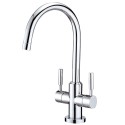 Kingston Brass KS8291DL Concord Two Handle Vessel Sink Faucet, Polished Chrome