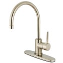 Kingston Brass KS8718DLLS Concord Single Handle Kitchen Faucet