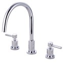 Kingston Brass KS8721DLLS Concord Double Handle Widespread Kitchen Faucet