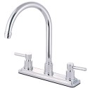 Kingston Brass KS879 Concord Two Handle Kitchen Faucet w/ lever handles