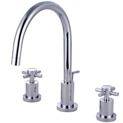 Kingston Brass KS892 Concord Two Handle Widespread Lavatory Faucet w/ cross handles