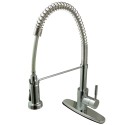 Kingston Brass GSY888 Gourmetier Concord 8" Centerset Single Handle Kitchen Faucets w/ Pull-Out Sprayer