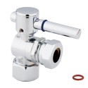 Kingston Brass CC44105DL Concord Angle Stop Valve w/ 1/2" IPS x 1/2" or 7/16" Slip Joint