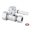 Kingston Brass CC4445 Concord Straight Stop Valve w/ 5/8" OD Compression x 1/2" OD Compression