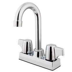 Kingston Brass GKB460 Water Saving Franklin Centerset Bar Faucet, Chrome