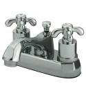 Kingston Brass KS4261TX French Country 4" Centerset Lavatory Faucet, Bright Chrome