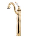 Kingston Brass KB142 Heritage Single Handle Vessel Sink Faucet w/ Optional Cover Plate & PL lever handle