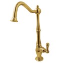 Kingston Brass KS119 Gourmetier Heritage Low-Lead Cold Water Filtration Faucet w/ AL lever handles