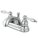 Kingston Brass KB260 Knight Two Handle 4" Centerset Lavatory Faucet w/ Retail Pop-up