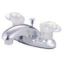 Kingston Brass KB6151ALL Legacy Two Handle 4" Centerset Lavatory Faucet w/ Retail Pop-up & ALL lever handles