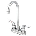 Kingston Brass GKB49 Water Saving Magellan Centerset Bar Faucet w/ Lever Handles