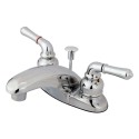 Kingston Brass GKB628 Water Saving Magellan Centerset Lavatory Faucet w/ Lever Handles