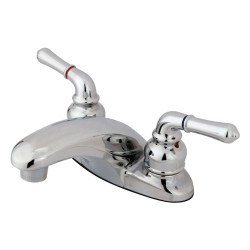 Kingston Brass GKB62 Water Saving Magellan Centerset Lavatory Faucet w/ LP Lever Handles