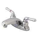 Kingston Brass GKB62 Water Saving Magellan Centerset Lavatory Faucet w/ LP Lever Handles