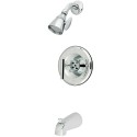 Kingston Brass KB6631CML Manhattan Single Handle Shower and tub Faucet