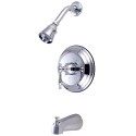 Kingston Brass KB263 Milano Single NL Handle Tub & Shower Faucet
