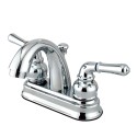 Kingston Brass KB5615NML Naples Two Handle 4" Centerset Lavatory Faucet w/ Retail Pop-up