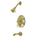 Kingston Brass KB363 Restoration Single Handle Tub & Shower Faucet w/ PL lever handles