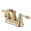 Kingston Brass KB561 Restoration Two Handle 4" Centerset Lavatory Faucet w/ Retail Pop-up & AL lever handles