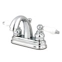 Kingston Brass KB561 Restoration Two Handle 4" Centerset Lavatory Faucet w/ Retail Pop-up & PL lever handles