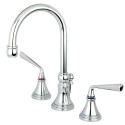 Kingston Brass KS298 Silver Sage Widespread ADA Lavatory Faucet