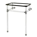Kingston Brass VAH282033ORB Fauceture Console Basin w/ Acrylic Pedestal