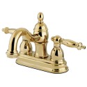 Kingston Brass KB3905TL Templeton Two Handle 4" Centerset Lavatory Faucet w/ Retail Pop-up, Oxidized Satin Bronze