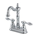 Kingston Brass KB1491TAL Tudor 4" Center Bar Faucet