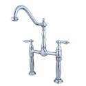 Kingston Brass KS107 Victorian Two Handle Vessel Sink Faucet w/ handles