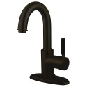 Kingston Brass FS8435DKL Vilbosch Single Handle 4" Centerset Lavatory Faucet w/ Push Pop-up & Optional Deck Plate
