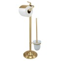 Kingston Brass CC201 Vintage Pedestal Toilet Paper & Brush bathroom-accessories