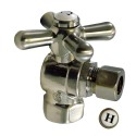 Kingston Brass CC3310 Vintage Angle Stop w/ 3/8" IPS x 3/8" cross handle