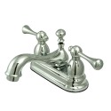 Kingston Brass KS360 Vintage Two Handle 4" Centerset Lavatory Faucet w/ Brass Pop-up & lever handles