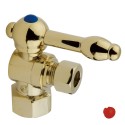 Kingston Brass CC4310 Vintage Angle Stop w/ 1/2" IPS x 3/8" OD Compression w/ KL lever handles