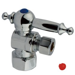 Kingston Brass CC4310 Vintage Angle Stop w/ 1/2" IPS x 3/8" w/ TL lever handles