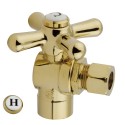 Kingston Brass CC4320 Vintage Angle Stop w/ 1/2" Sweat x 3/8" OD Compression w/ DL lever handles