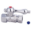 Kingston Brass CC4415 Vintage Straight Stop Valve w/ 1/2" IPS x 1/2" or 7/16" Slip Joint w/ lever handles