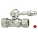 Kingston Brass CC4445 Vintage Straight Stop With 5/8" OD Compression x 1/2" OD Compression w/ KL lever handles