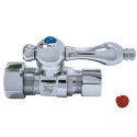 Kingston Brass CC4445 Vintage Straight Stop With 5/8" OD Compression x 1/2" OD Compression w/ lever handles