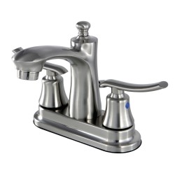 Kingston Brass FB7628JL Jamestown 4-inch Centerset Lavatory Faucet, Satin Nickel