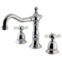 Kingston Brass KS1971WLL Widespread Lavatory Faucet with Brass Pop-Up