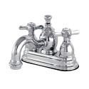 Kingston Brass KS710 4" Centerset Lavatory Faucet with Brass Pop-Up & cross handles