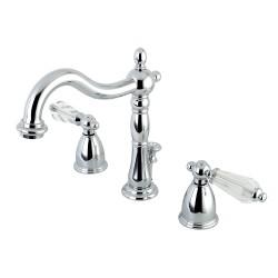 Kingston Brass KB197WLL Widespread Lavatory Faucet with Retail Pop-Up
