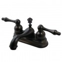 Kingston Brass FSY360 Fauceture American Classic Two Handle Centerset Lavatory Faucet, Oxidized Satin Bronze