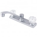 Kingston Brass GKB12 Water Saving Americana Centerset Kitchen Faucet w/ Acrylic Handle