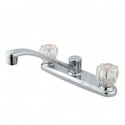 Kingston Brass KB11 Americana Twin Acrylic Handle Kitchen Faucet